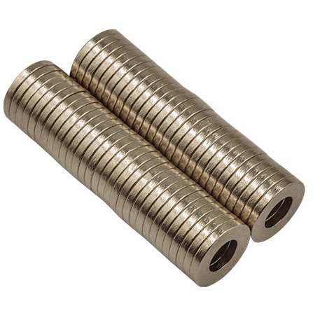 Thin Neodymium Ring Magnets - 8mm x 1mm 